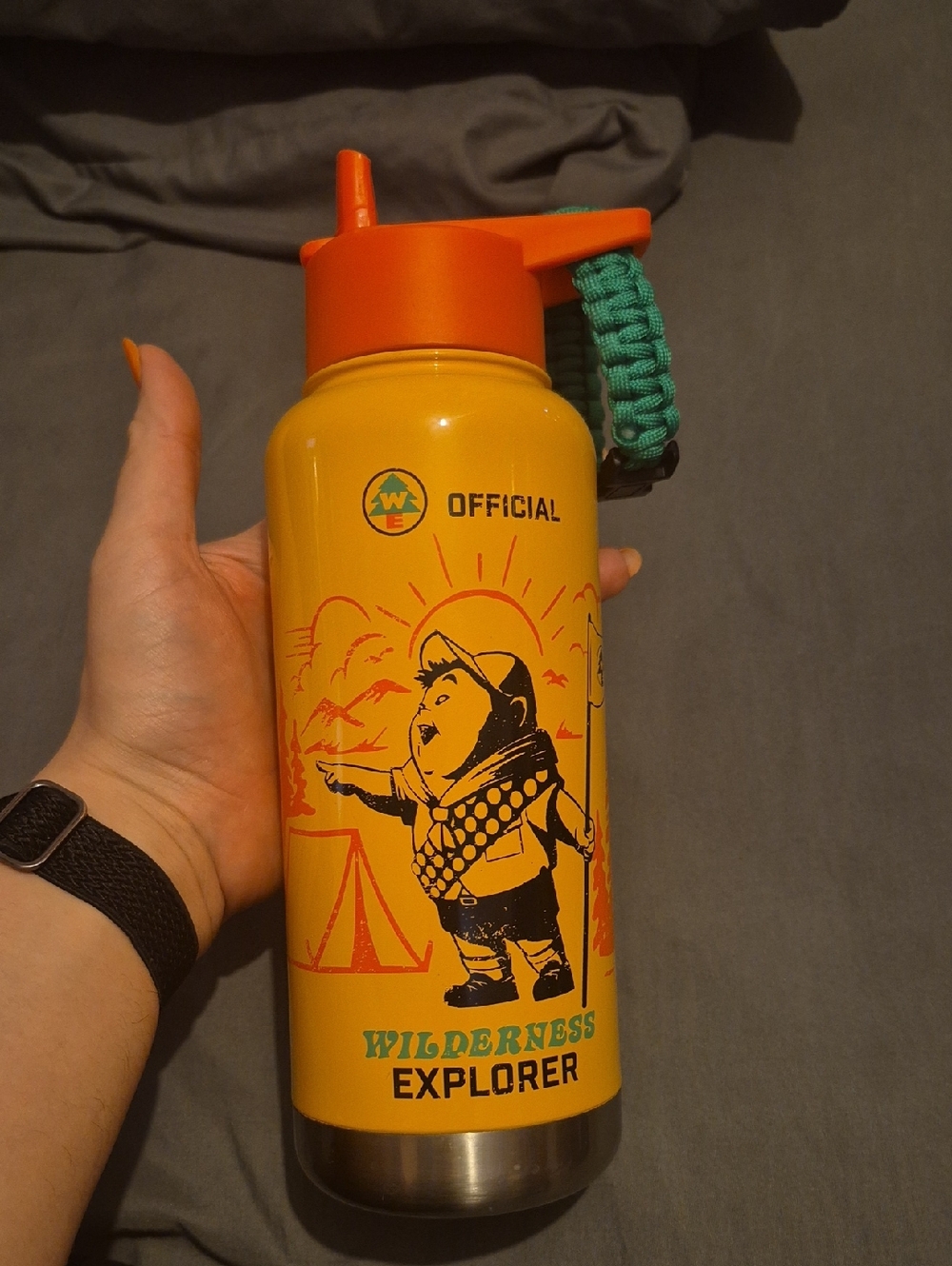 Wilderness Explorer Yellow Stainless Water Bottle 32oz